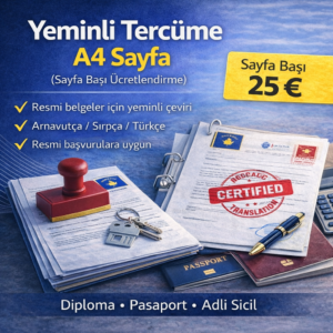 9- YEMİNLİ TERCÜME